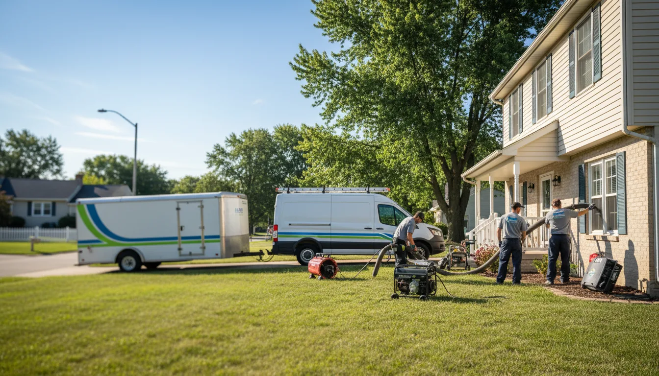 Flooded Basement Restoration And Cleanup With Repair in Sullivan, OH near me